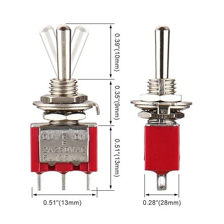 SPDT-CO/MOM Toggle Switch